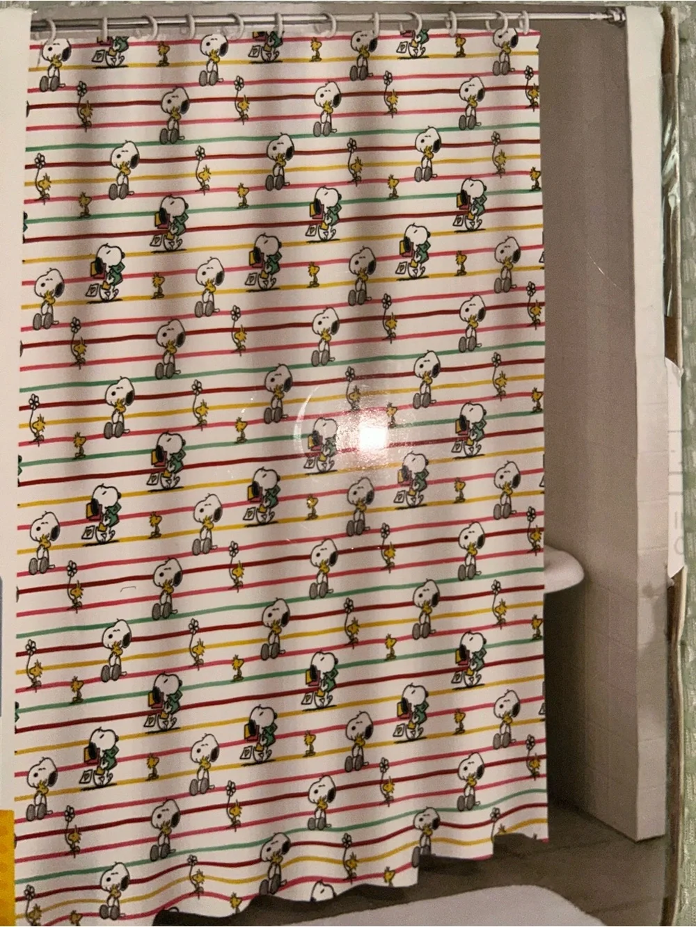 Peanuts Snoopy Shower Curtain